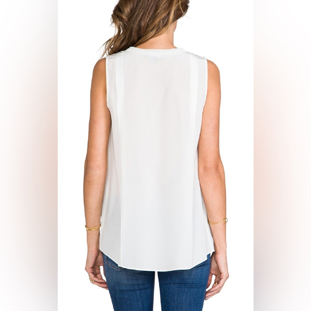 Vince 100% Silk Sleeveless Blouse -XS - Picture 3 of 13
